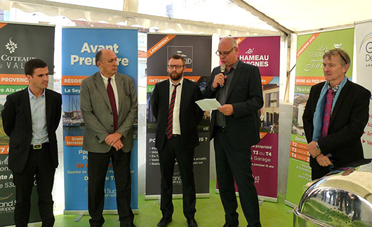 Inauguration du logement témoin Les Terrasses du Faron